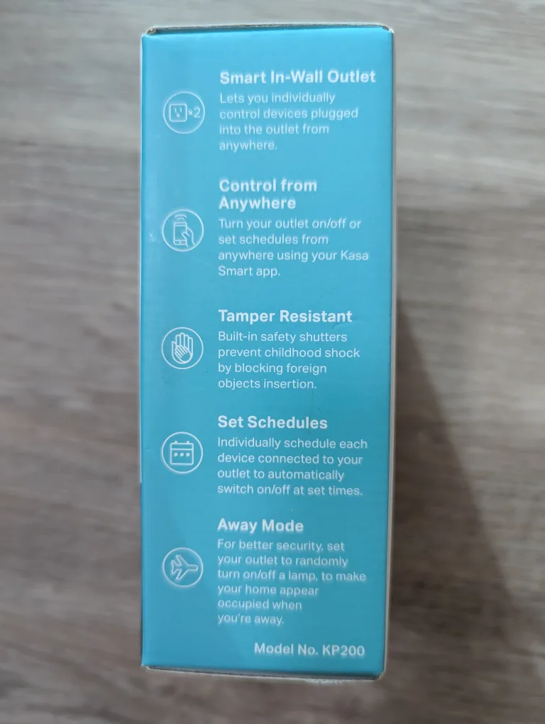 Kasa Smart Wi-Fi Outlet 2-Outlet image indicator(3)
