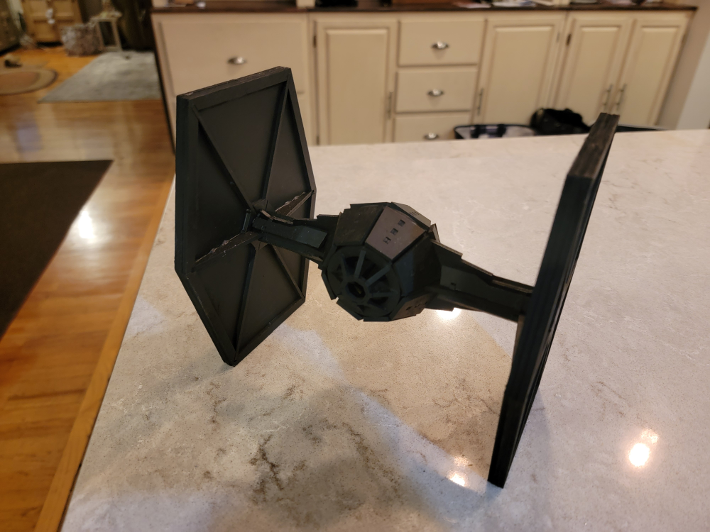 Laser Cut Wood  TIE Fighter Star Wars Model Kit