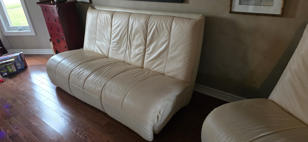 Leather Sofa, Love seat and Chair Set - photo 2