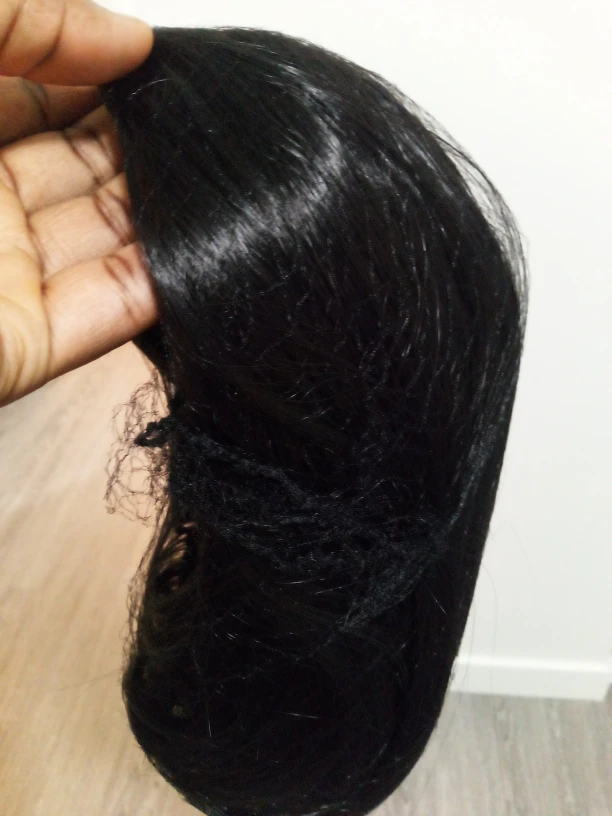 12-inch Black Bob Wig - photo 3