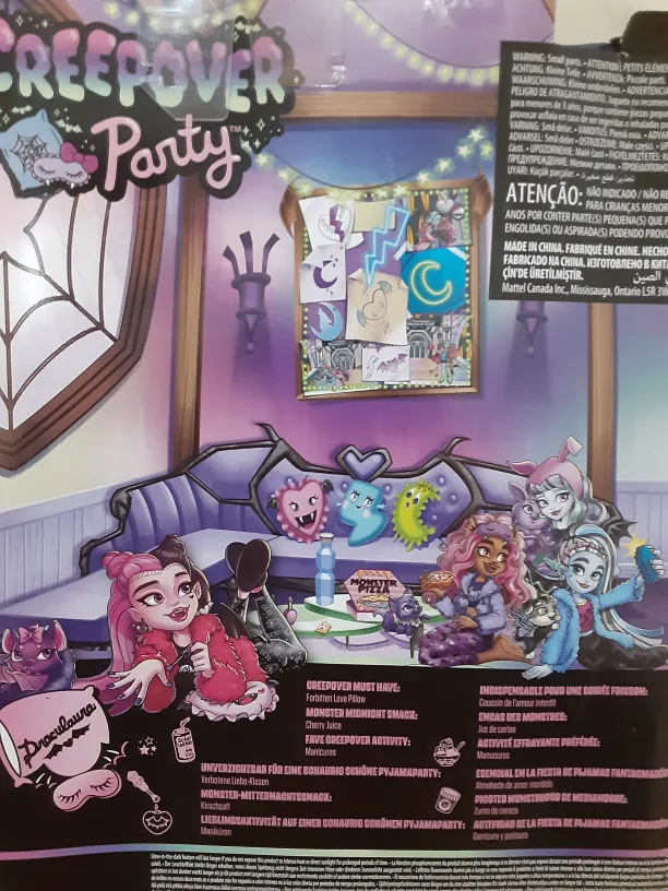 Monster High Draculaura  Doll Sleepover Creepover Party image indicator(9)