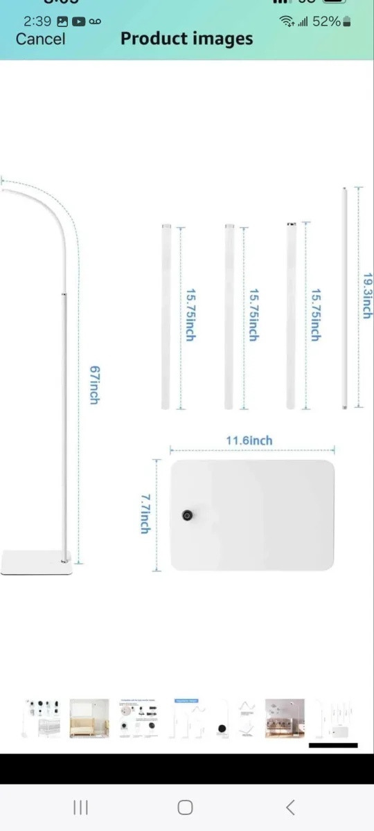 Baby monitor floor stand holder #534 image indicator(2)