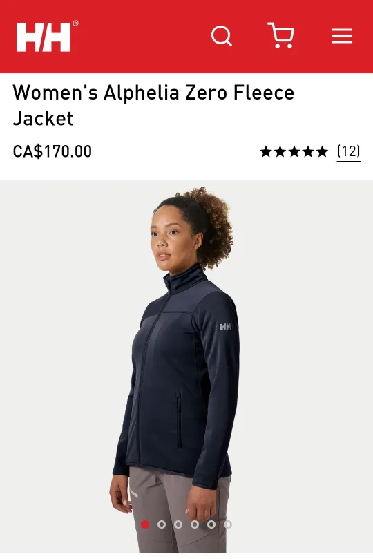 NEW! Helly Hansen Women’s Alphelia Midlayer (S) image indicator(6)