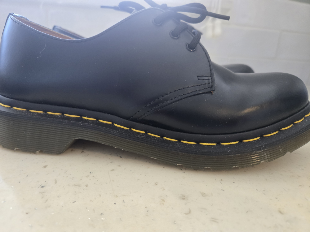 Dr. Martens 1461 Black Smooth Leather Oxfords