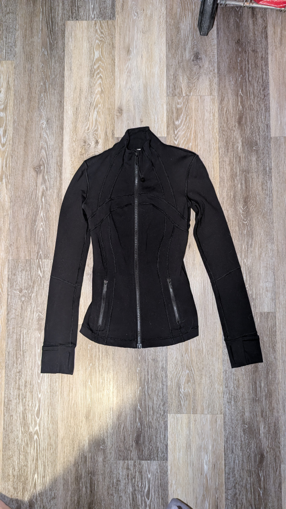 Lululemon Black Scuba Oversized Half Zip Jacket