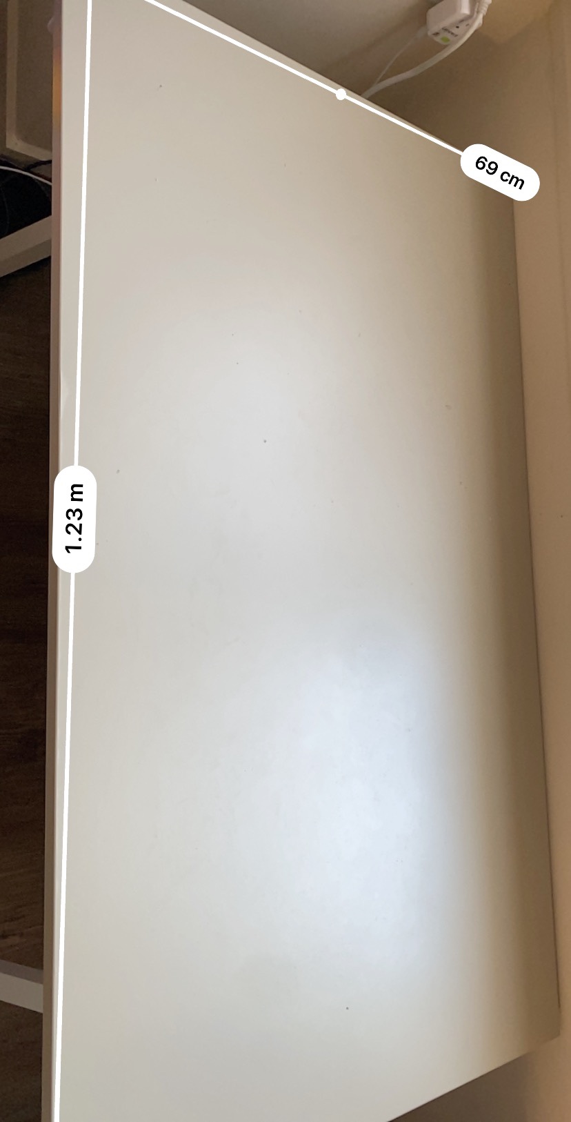 White IKEA Desk - photo 2