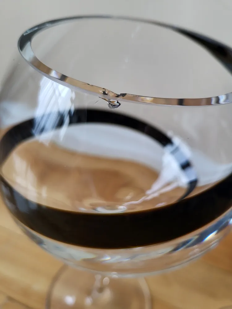 Pier 1 Swirl Balloon Wine Glasses (2) image indicator(2)