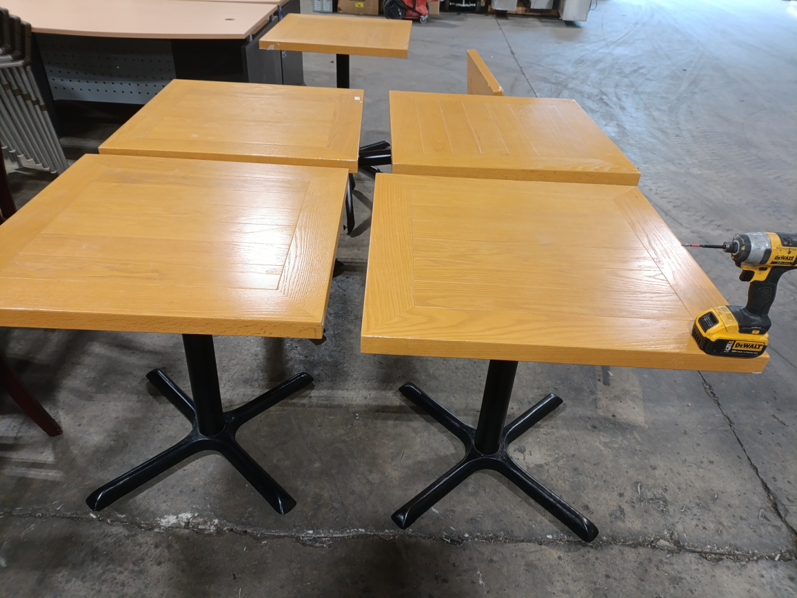 Solid Oak Restaurant Tables - photo 2