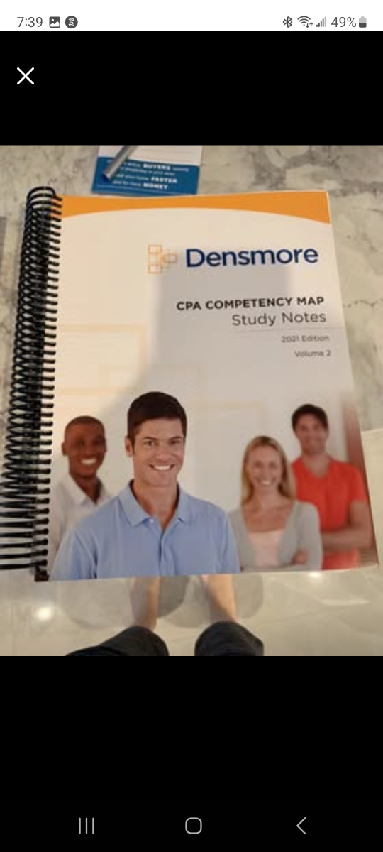 Densmore CPA Competency Map Study Notes - Volume 1 & 2