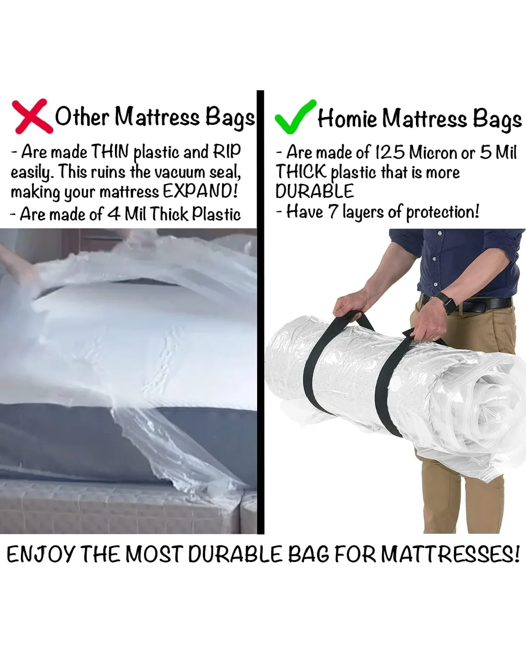 Mattress Vacuum Storage Bag - Queen Size image indicator(5)
