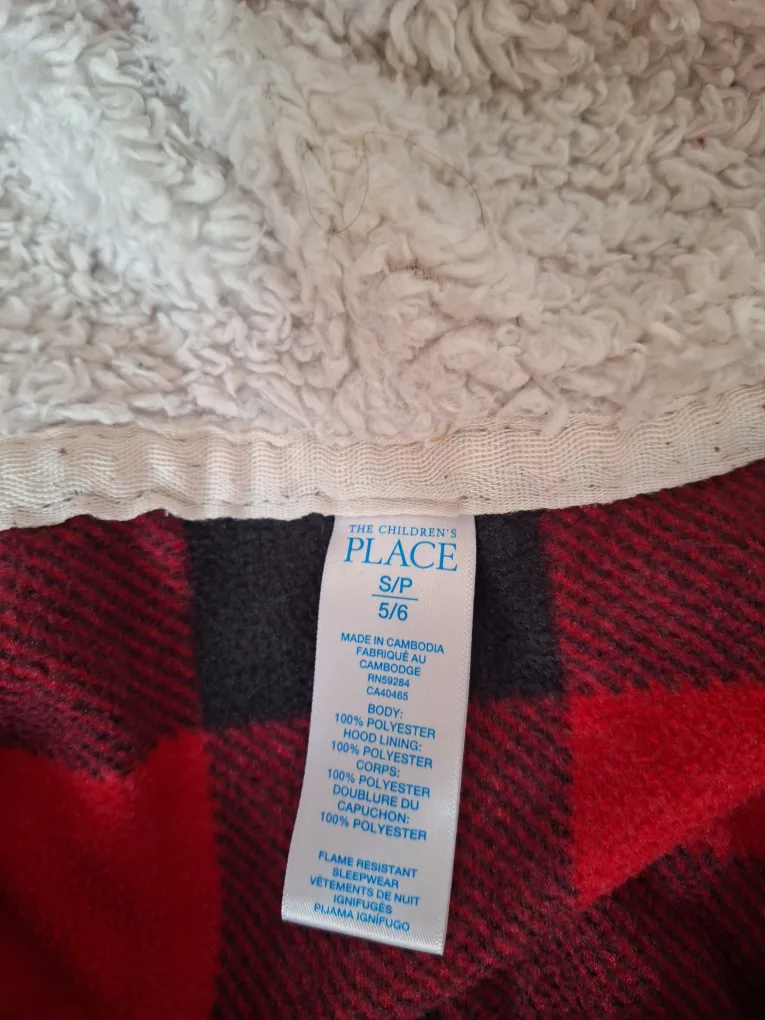 Fleece Footed Pajamas Size 5/6 image indicator(2)