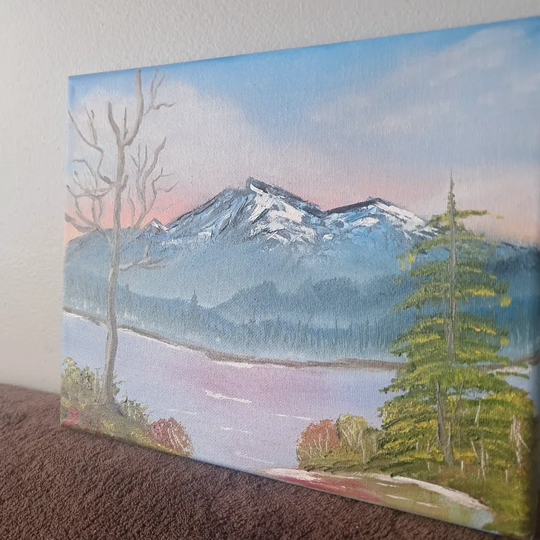 Original Oil Painting Landscape on Canvas image indicator(4)