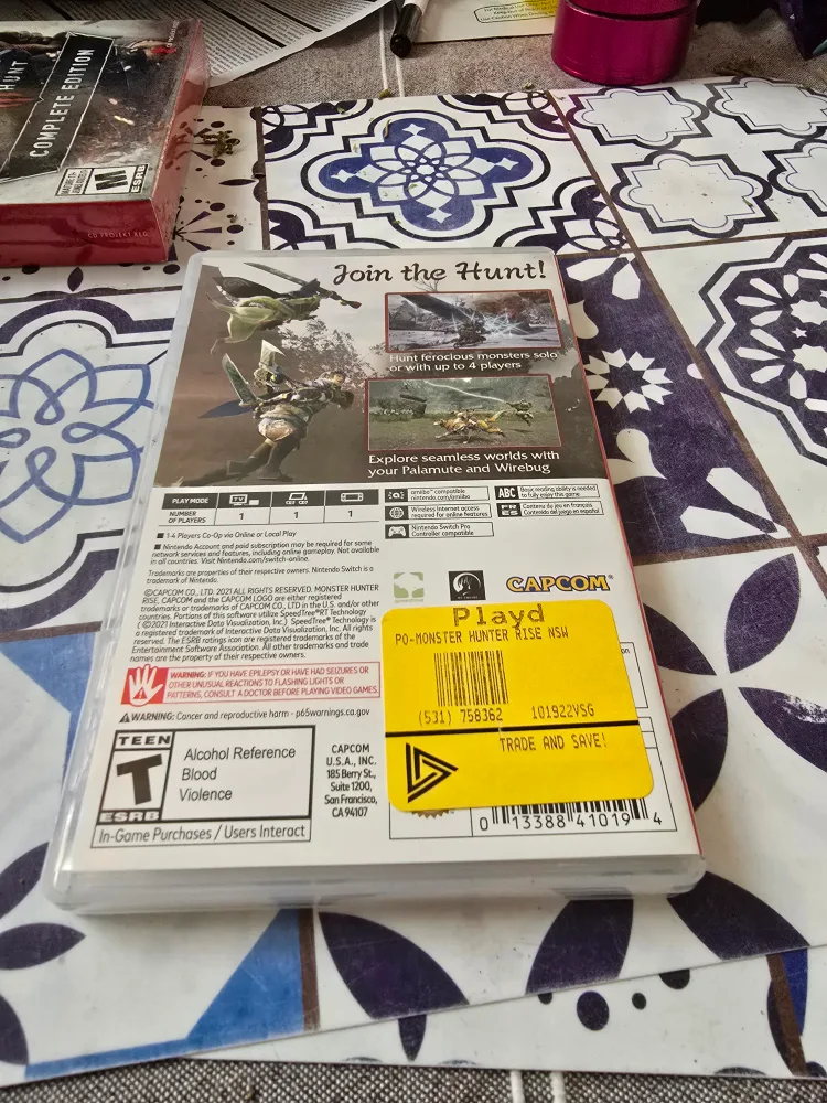 Monster Hunter Rise (switch) image indicator(2)