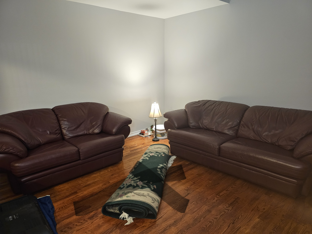 Leather Sofa Set