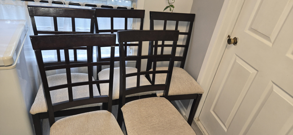 Set of 5 Dining Chairs - photo 3