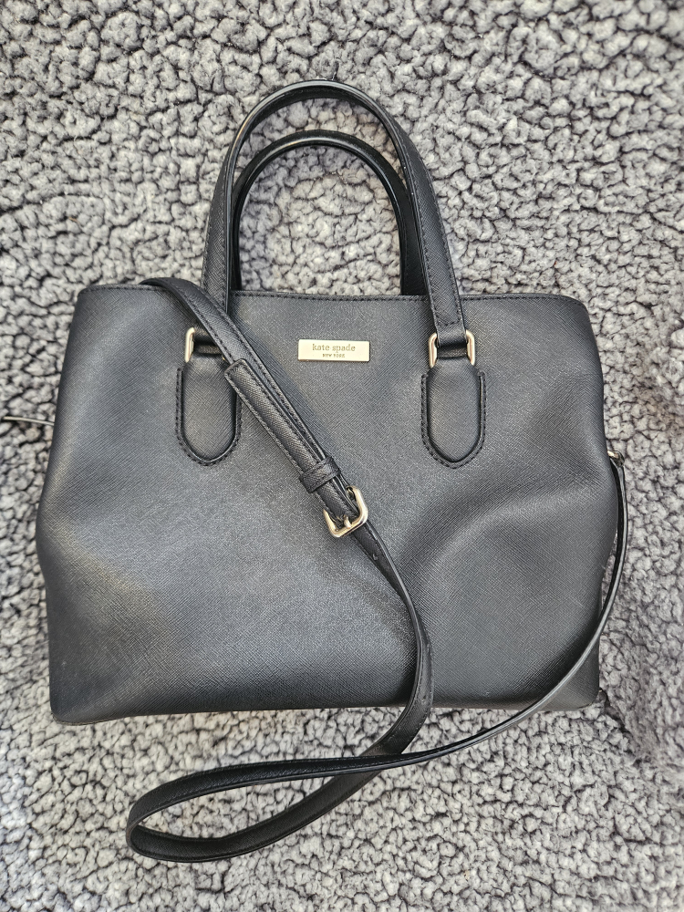Kate Spade New York Black Leather Handbag