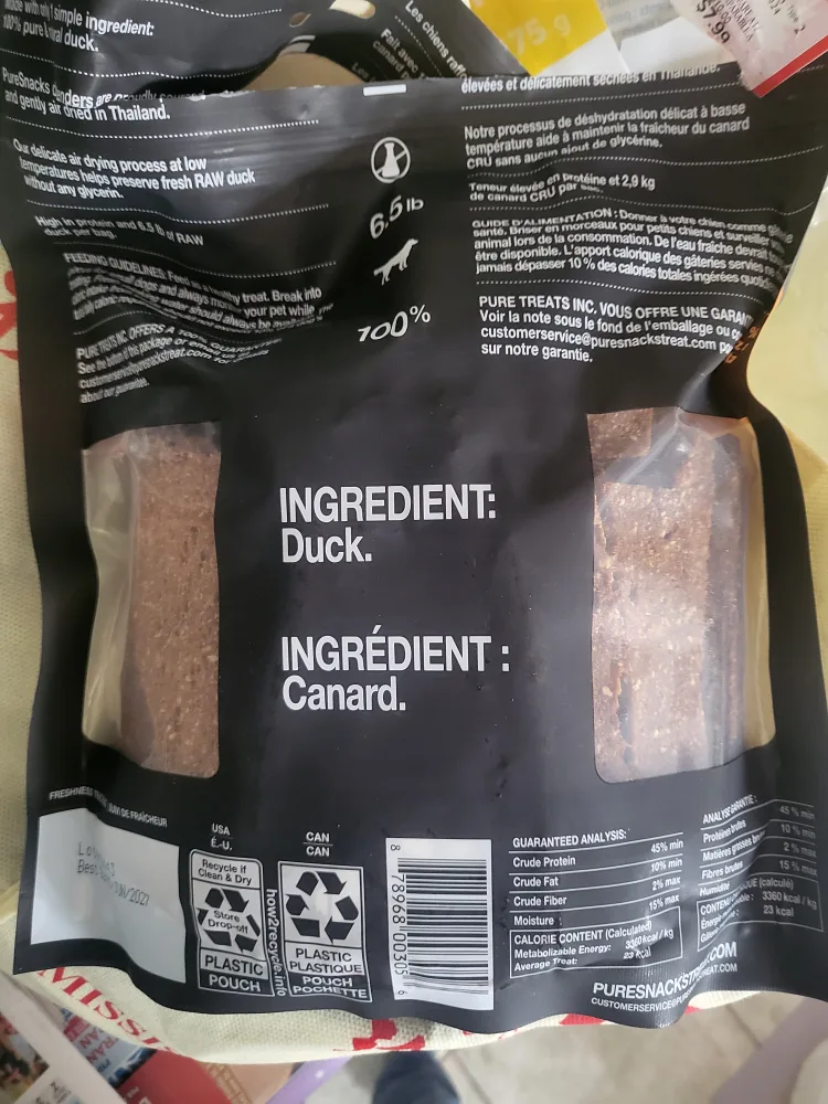 dehydrated duck dog treats image indicator(2)