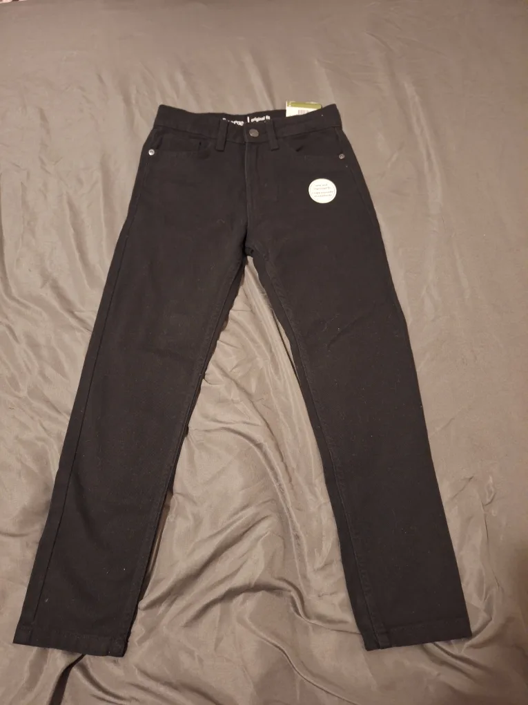 George Boys Black Jeans Size 8 image indicator(3)