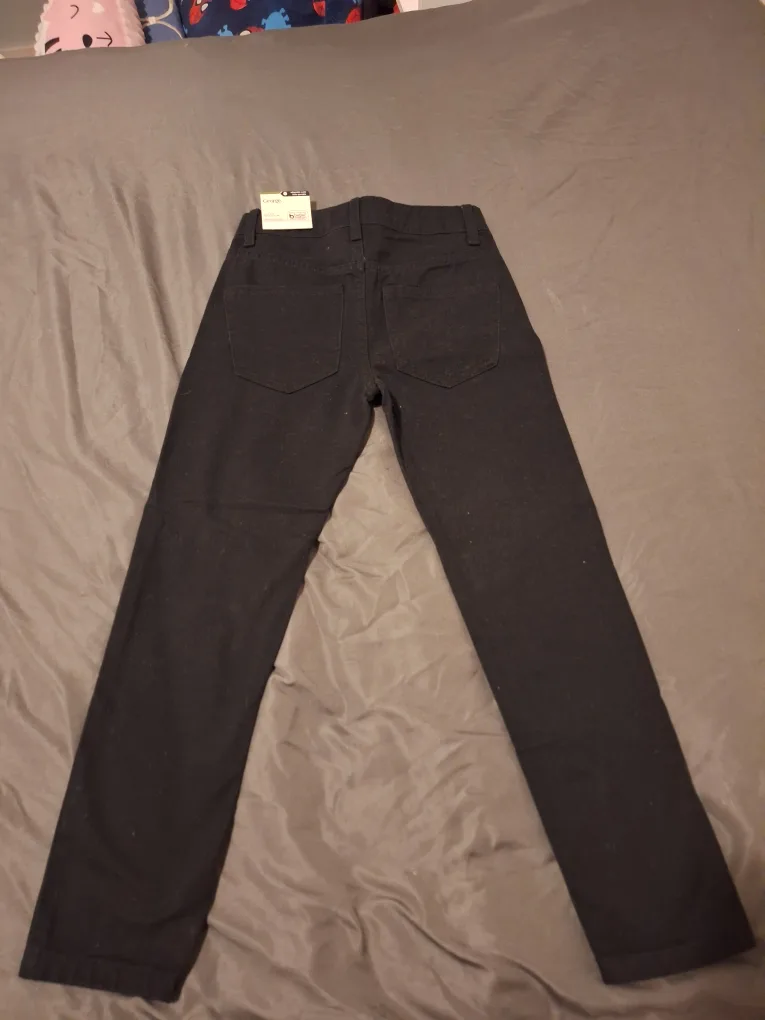 George Boys Black Jeans Size 8 image indicator(4)