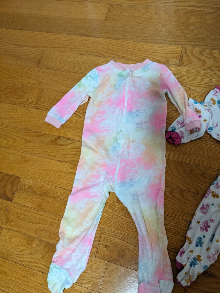 Two Baby Girl Sleepers, Size 18-24 Months image indicator(2)