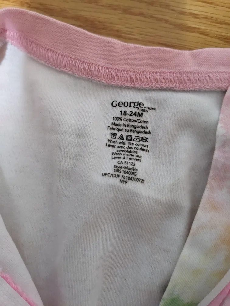 Two Baby Girl Sleepers, Size 18-24 Months image indicator(3)