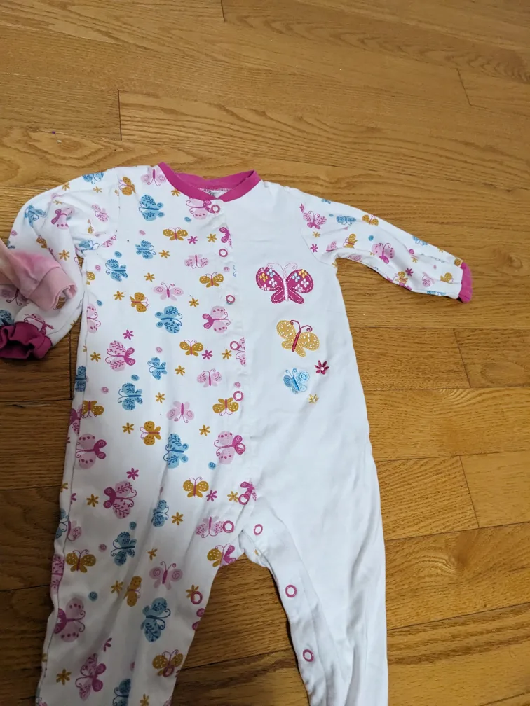Two Baby Girl Sleepers, Size 18-24 Months image indicator(4)