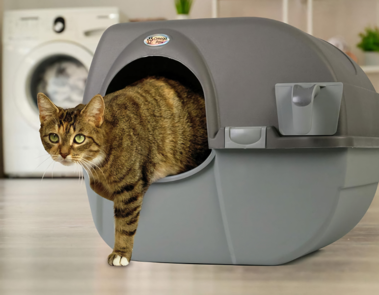 Free!! Omega Paw Easy-Cleaning Litter Box - photo 2