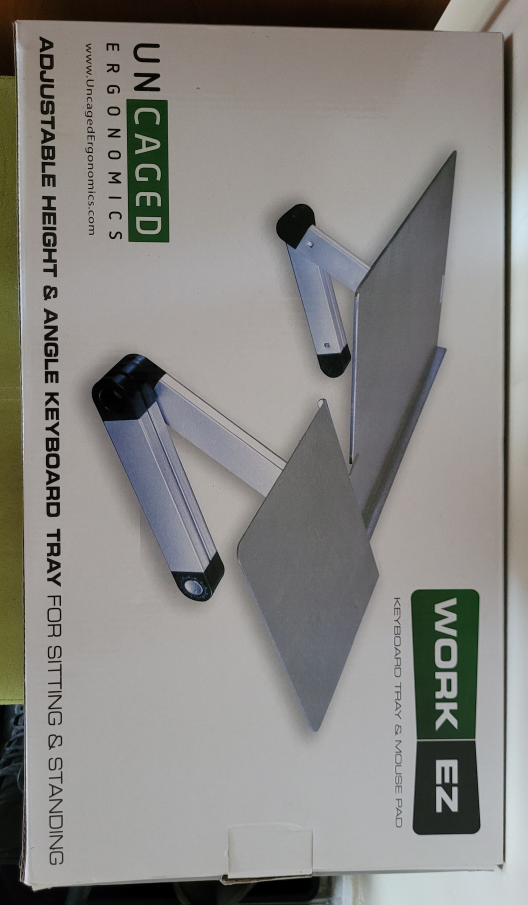 WorkEZ Adjustable Height Keyboard Tray by Uncaged Ergonomics - photo 2