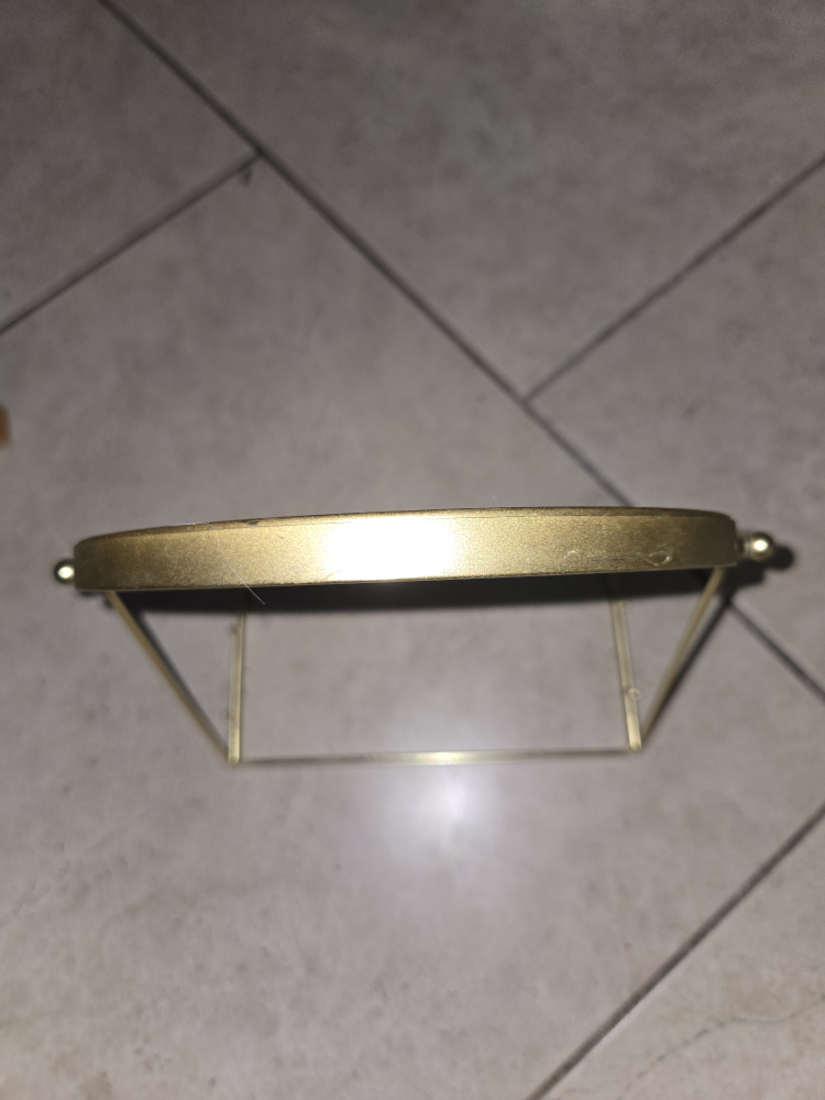 Gold Metal 2-Sided Vanity Mirror - photo 4