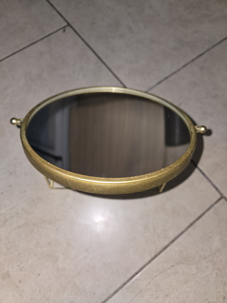 Gold Metal 2-Sided Vanity Mirror - photo 5