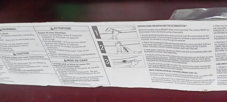 GE 25" BrightStik Fluorescent Light Bulb image indicator(4)