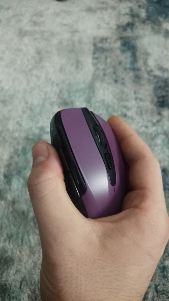 Tecknet Ergonomic Wireless Mouse - Purple - photo 3