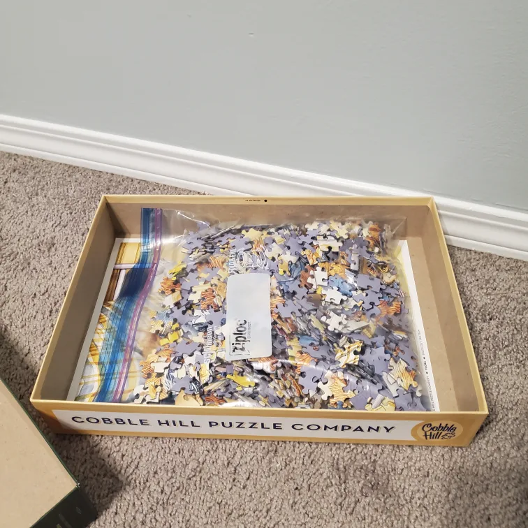 Cobble Hill 1000-Piece Puzzle - Sleeping Cat image indicator(6)