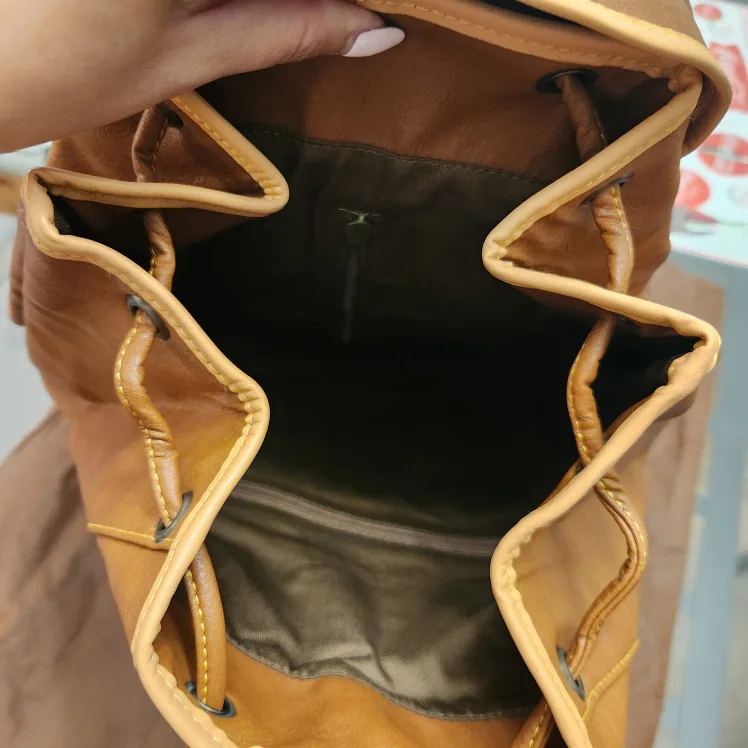 Faux Leather Backpack image indicator(4)
