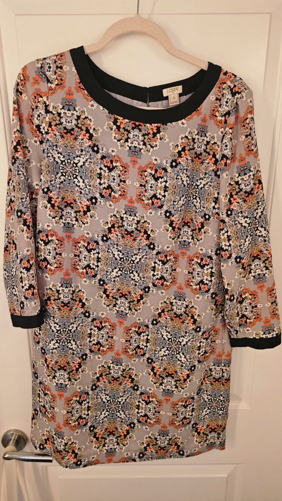 NEGOTIABLE - J.Crew Floral Print Shift Dress Size 8 - photo 3
