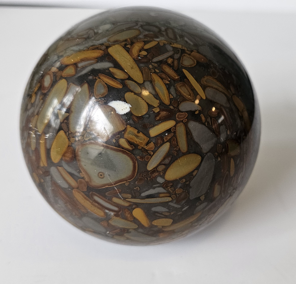 Assorted Polished Stone Spheres and Amethyst Cluster - photo 4