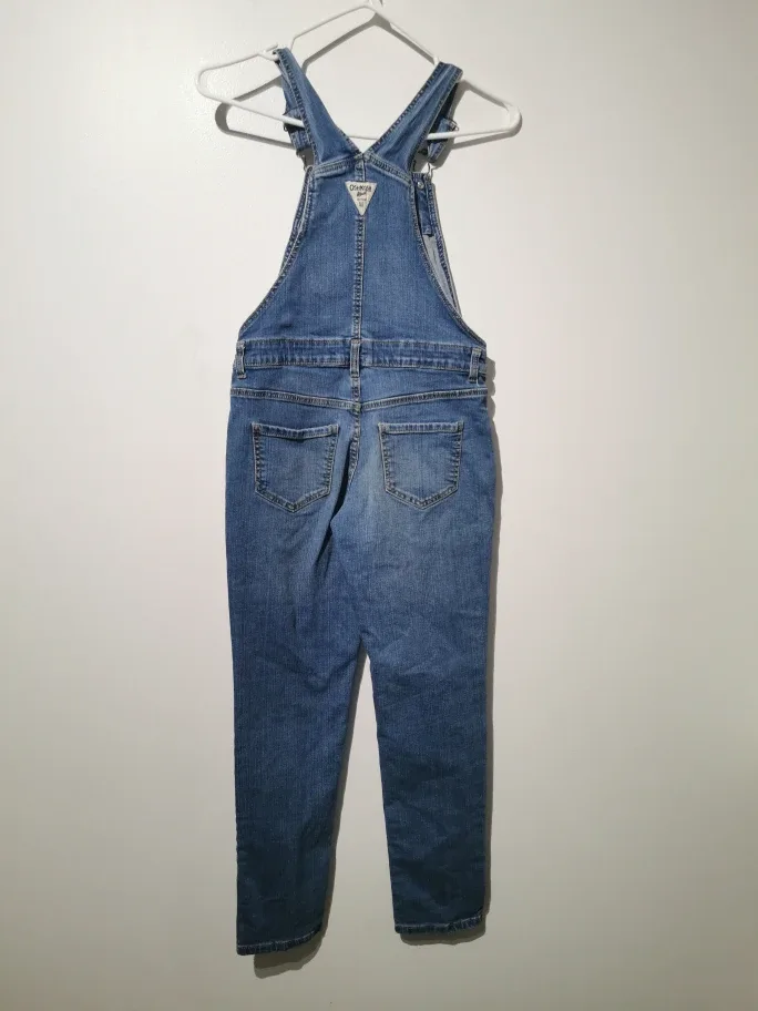 Girls' OshKosh B'Gosh Denim Overalls - Size 10a image indicator(8)