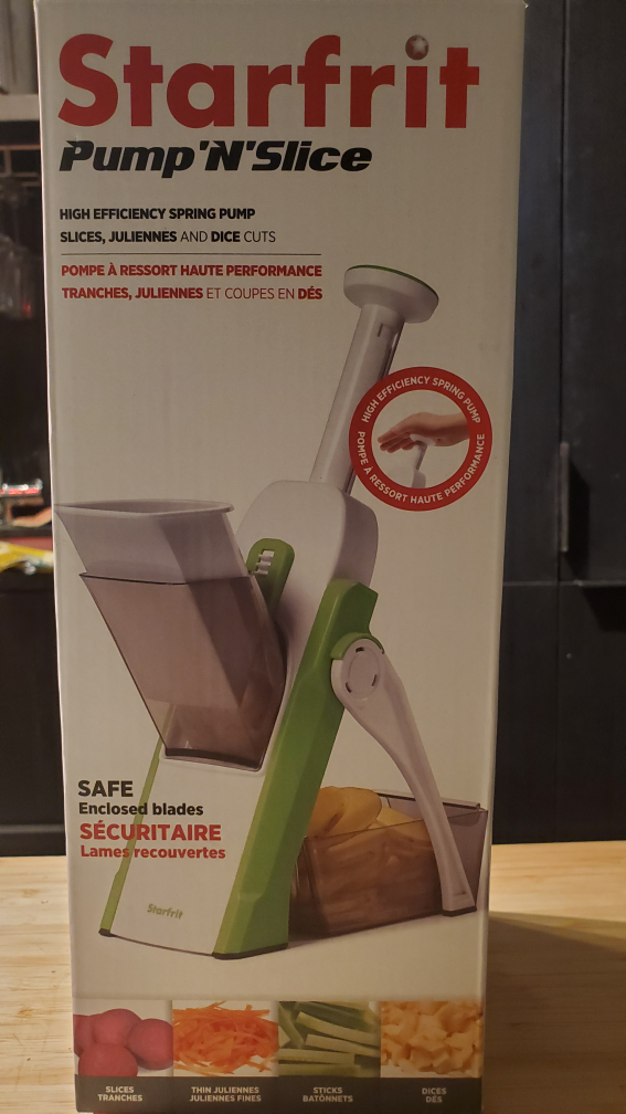 Starfrit Pump N' Slice Vegetable Slicer - photo 2