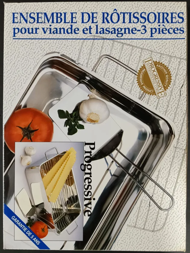 Progressive 3 Pc. Stainless Deep Lasagna Pan (Brand New) image indicator(4)