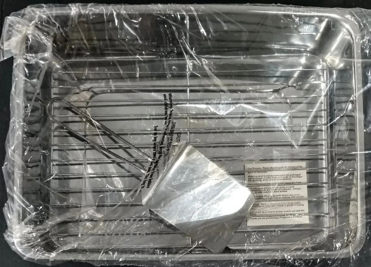 Progressive 3 Pc. Stainless Deep Lasagna Pan (Brand New) image indicator(6)