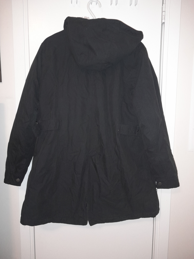Women's Dark Grey/Black Hooded Parka - photo 2