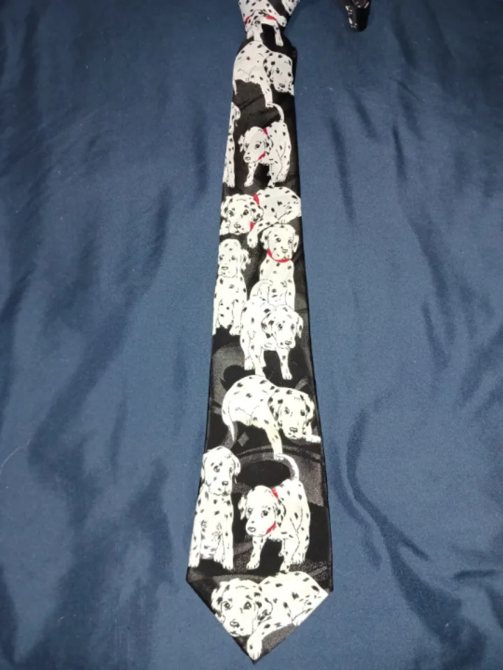 👔 Fun Stylish 101 Dalmatians Dog Tie image indicator(2)