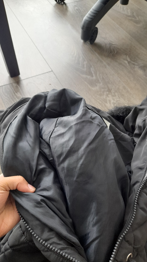 Tokyo Laundry Girls' Black Quilted Longline Puffer Jacket - photo 4
