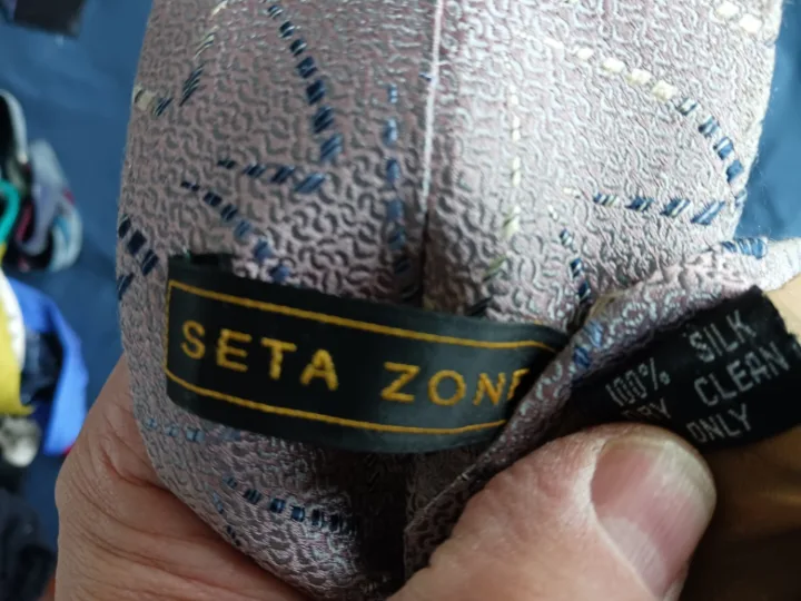 !! Must sell!! 👉👔 Seta Zone Silk Designer Tie image indicator(2)