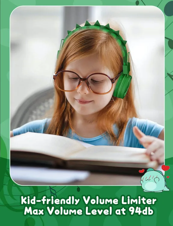 SIMJAR Kids Bluetooth Headphones with Microphone image indicator(4)