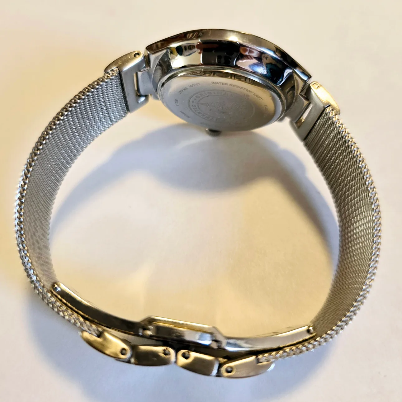 Disney Parks Exclusive Metallic Silver Mickey Watch image indicator(3)