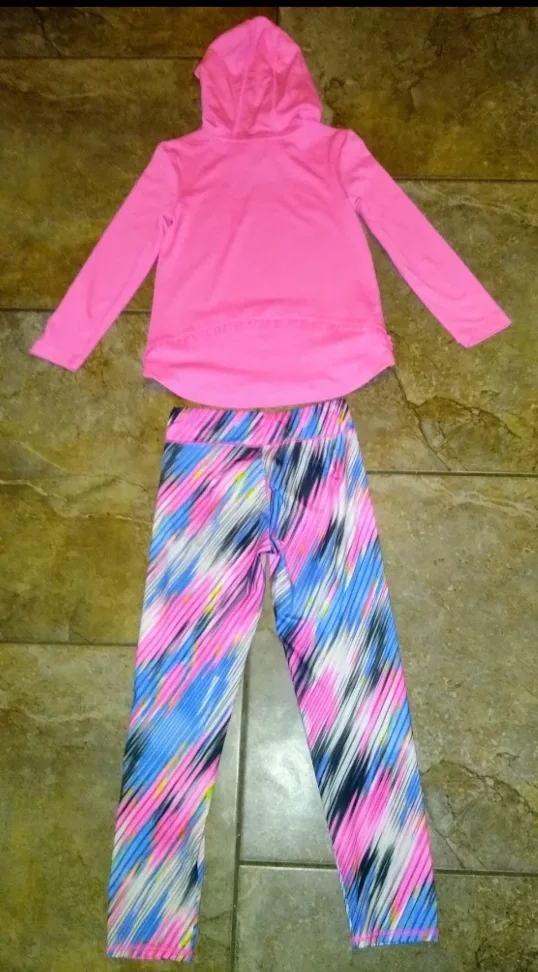 Girl's Adidas 2PC Activewear Set image indicator(2)