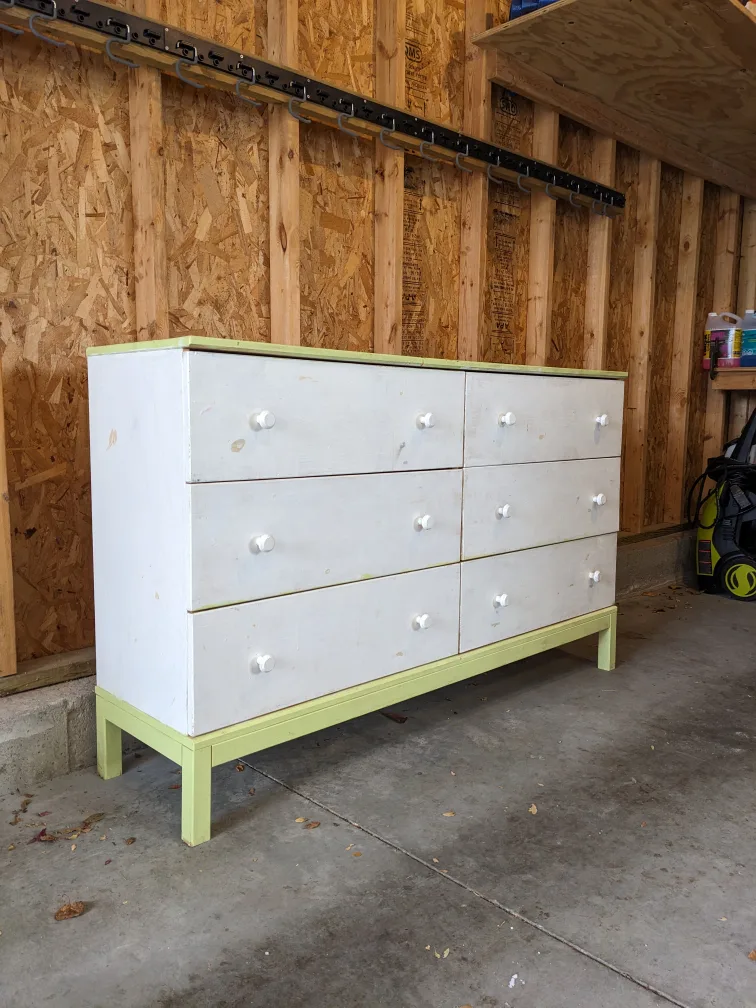 Reduced -Ikea Tarva 6 Drawer Chest in Solid Pine image indicator(10)