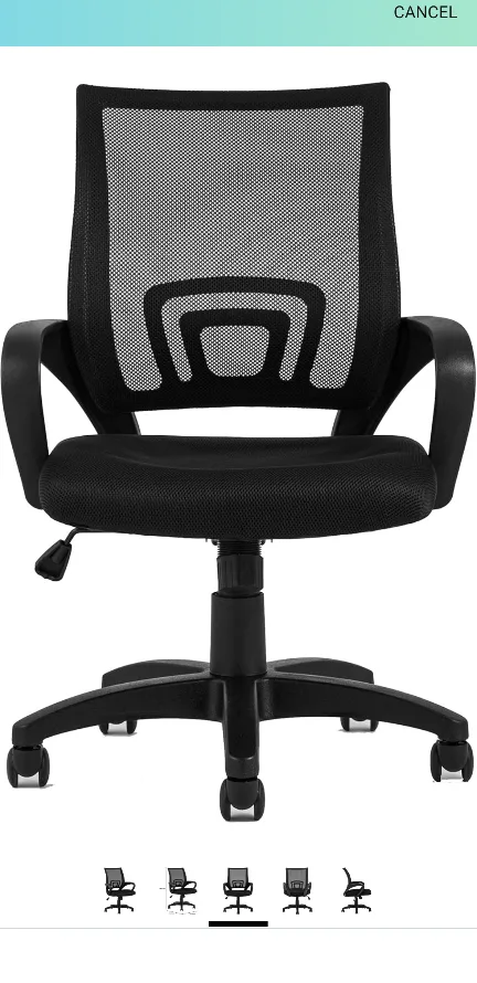 Black ergonomic Office Chair image indicator(2)