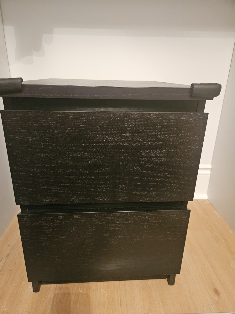 Ikea Malm - PAIR of Two-Drawer Nightstands